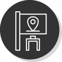 Checkpoint Vector Icon Design