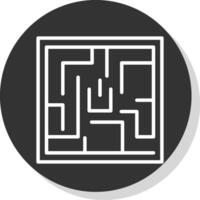 Labyrinth Vector Icon Design