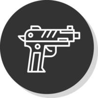 Pistol Vector Icon Design