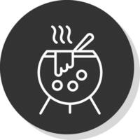 Cauldron Vector Icon Design