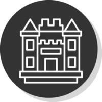 Castle Vector Icon Design