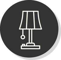 Lamp Vector Icon Design