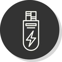 diseño de icono de vector usb