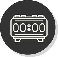 Digital Alarm Vector Icon Design