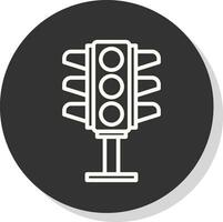 Traffic Lights Vector Icon Design