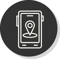 Gps Navigation Vector Icon Design