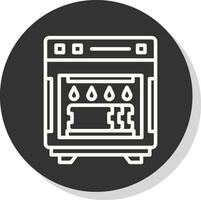 Dish Washer Vector Icon Design