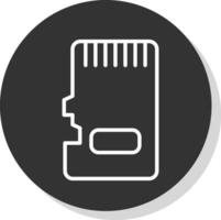 Memory Card Vector Icon Design