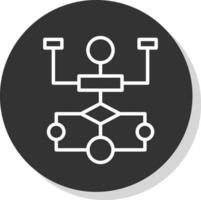 Flow Chart Vector Icon Design