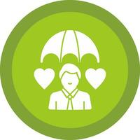 Life Insurance Vector Icon Design