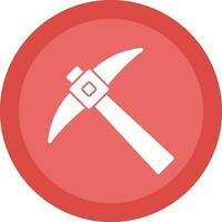 Pickaxe Vector Icon Design