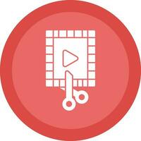 Video Editor Vector Icon Design