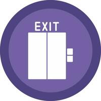 Exit Vector Icon Design