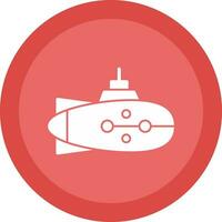 Submarine Vector Icon Design