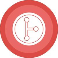 Merge Vector Icon Design