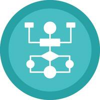 Flow Chart Vector Icon Design
