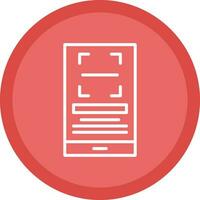 Qr Scan Vector Icon Design
