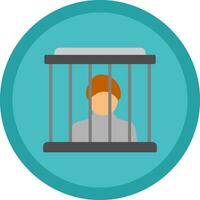 Prisoner Vector Icon Design