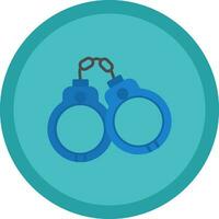 Handcuffs Vector Icon Design