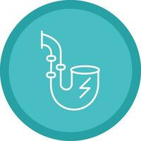 Electronic Pipe Vector Icon Design