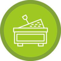 Sandbox Vector Icon Design