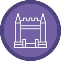 Inflatable Castle Vector Icon Design