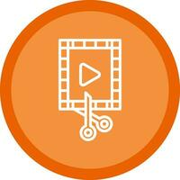 Video Editor Vector Icon Design