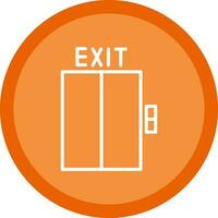 Exit Vector Icon Design