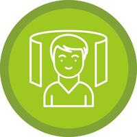 Virtual Tour Vector Icon Design