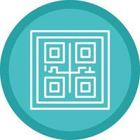 Qr COde Vector Icon Design