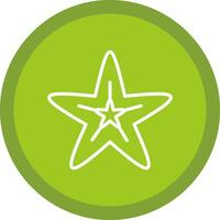 Starfish Vector Icon Design