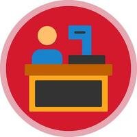 Cashier Vector Icon Design