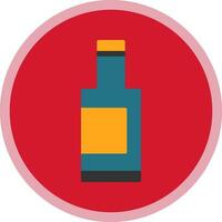 Wine Bottle Vector Icon Design