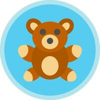 Teddy Bear Vector Icon Design