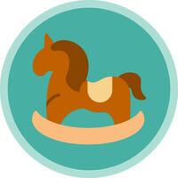 Horse Toy Vector Icon Design