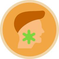 Throat Infection Vector Icon Design