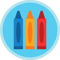 Crayons Vector Icon Design