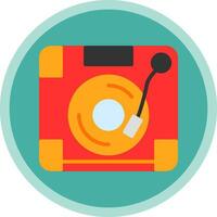 Turntable Vector Icon Design