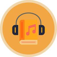 Audio Book Vector Icon Design