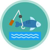 Fishing Vector Icon Design