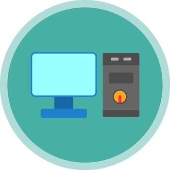Computer Vector Icon Design