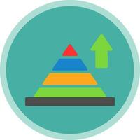 Pyramid CHart Vector Icon Design