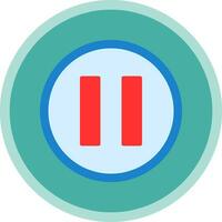 Pause Vector Icon Design