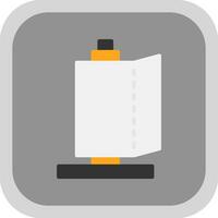 Toilet Paper Vector Icon Design