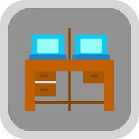 Work Space Vector Icon Design