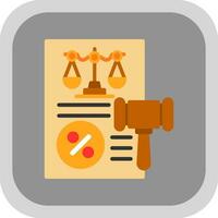 Law Vector Icon Design