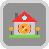 House Loan Vector Icon Design