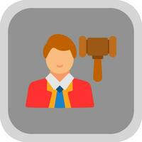 Lawyer Vector Icon Design