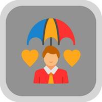 Life Insurance Vector Icon Design