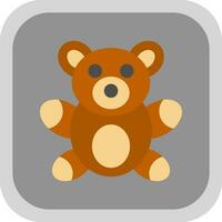 diseño de icono de vector de oso de peluche